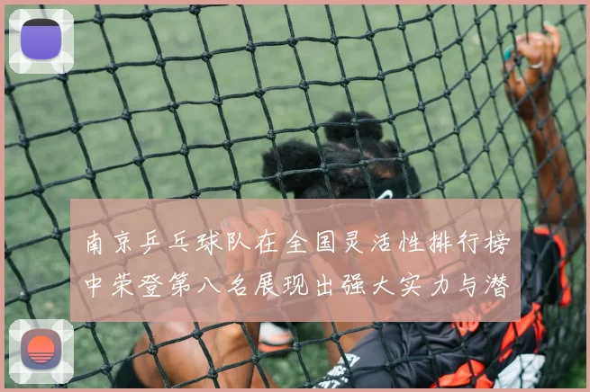 南京乒乓球队在全国灵活性排行榜中荣登第八名展现出强大实力与潜力